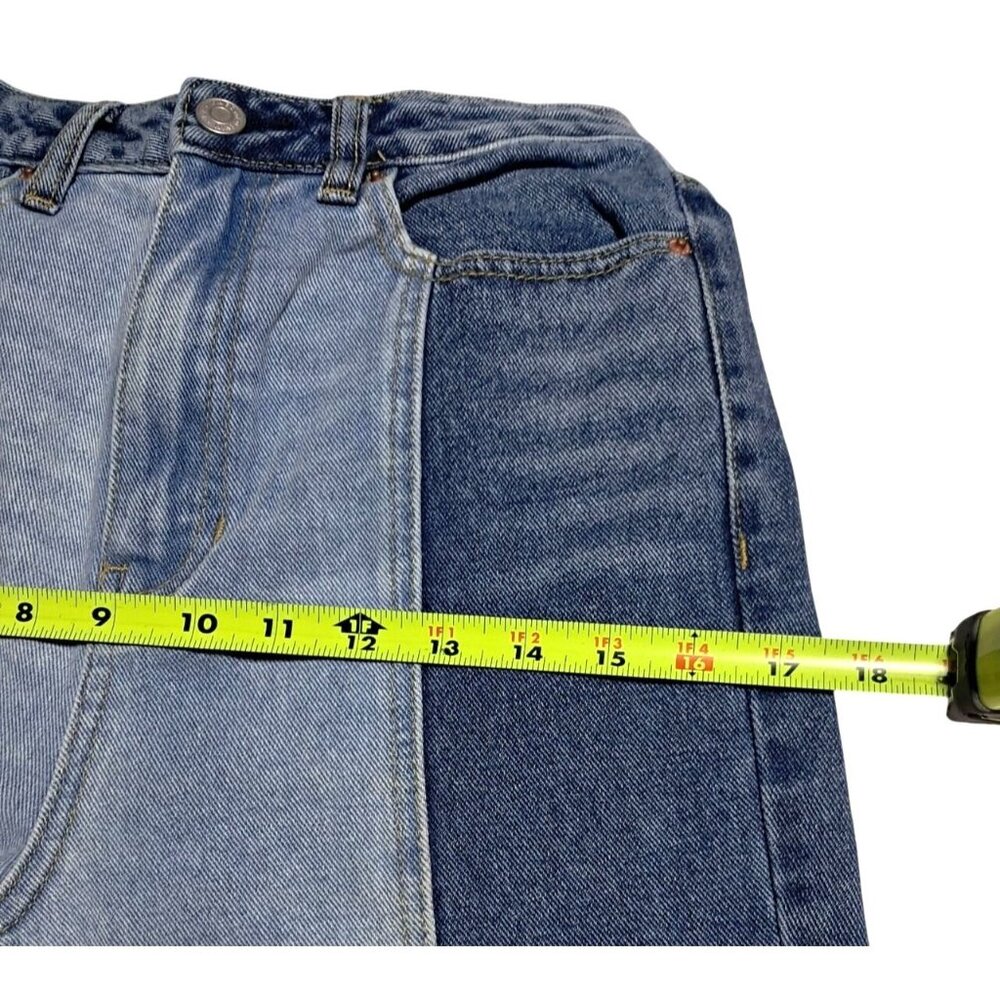 PacSun 90s Boyfriend Jeans Womens Size 25 Blue Two-Tone Denim Vintage - Picture 11 of 14